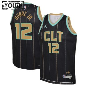 Dres Charlotte Hornets Kelly Oubre JR 12 Jordan 2022-23 City Edition Crno Swingman - Dječji